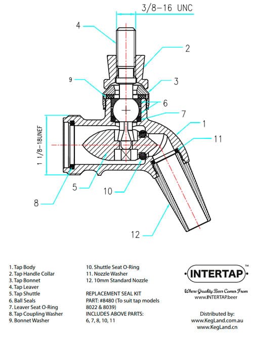 Набір ущільнювачів Intertap